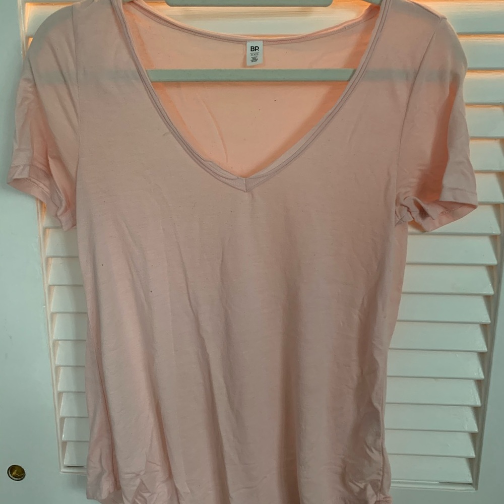 Peach V- Nevk top